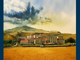 Oil, Arkadi Monastery Crete, 50 x 60
