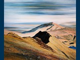 Oil, Crib Goch from Crib Y Ddysgol. 50 x 60