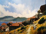 Oil, Late Spring, Monemvasia. 60x80