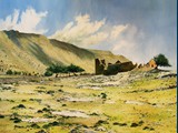 Oil, Loutro, late Spring. (Crete). 60x80