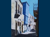 Oil, Morning Light, Rethymno. 40 x 30