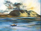 Oil, Wetlands, Messolonghi. 80 x 60. George Ainsworth
