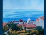 Monemvassia from the Upper Citadel 60x50cm