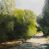 Leafy Lane, Lafkos, Pillion, 30x30cm