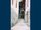 Watercolour. Alleyway, Hania. 22 x 14
