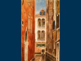 Watercolour. Calle In San Polo, Venice. 24.5 x 15.5