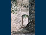 Watercolour. Castle Gate, Nafpaktus. 21.5 x 15