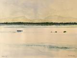 Across Kerkini-Morning, 39x28cm